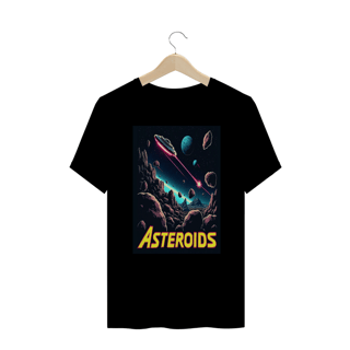 Nome do produto Camiseta Plus Size jogo Asteroids