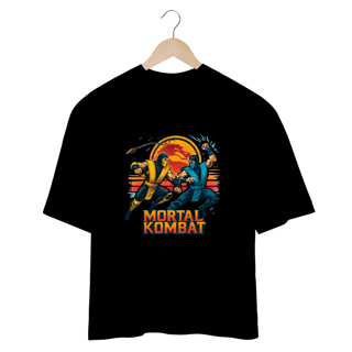 Nome do produto Camiseta jogo Mortal Kombat - combate Scorpion x Sub-Zero