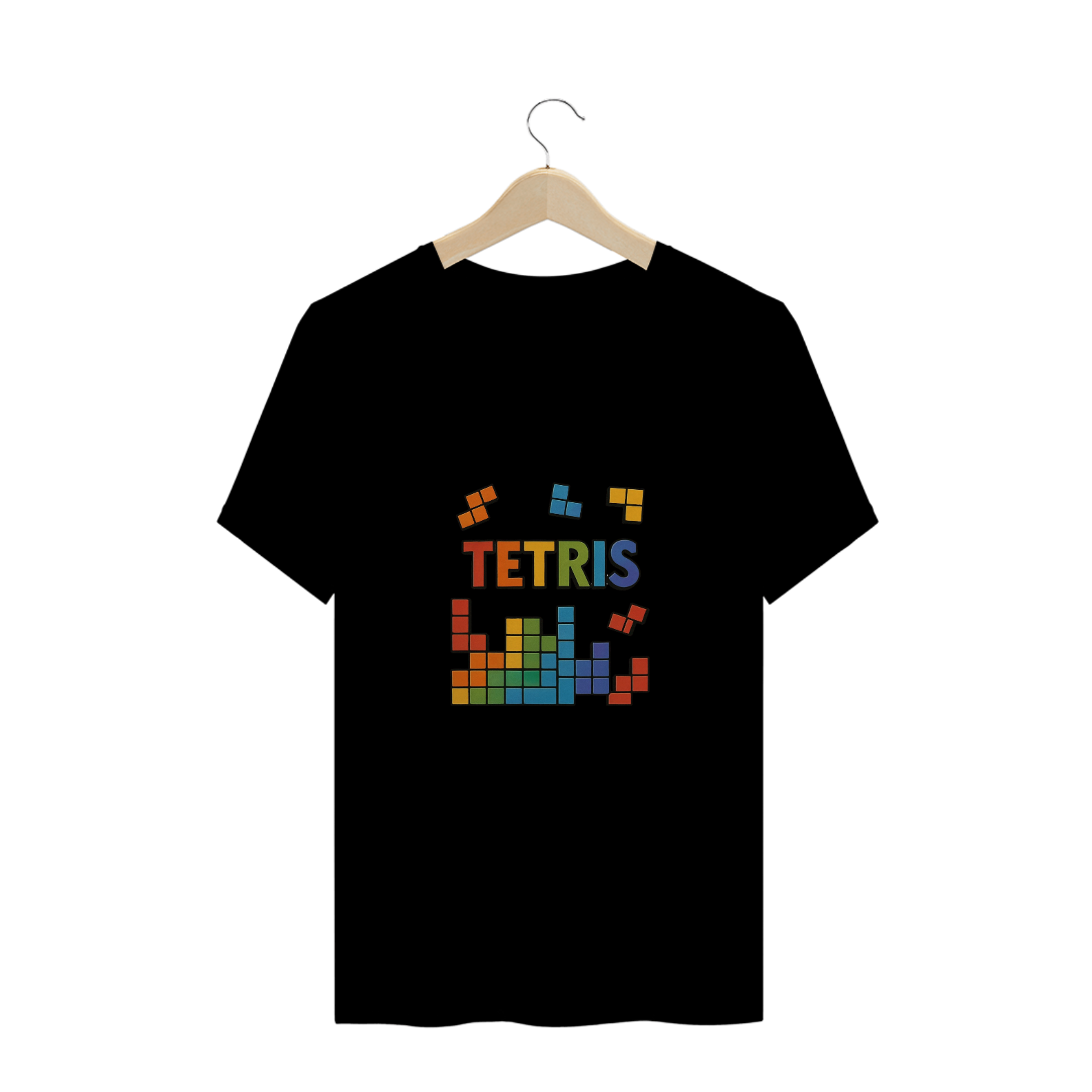 Camiseta Plus Size jogo Tetris