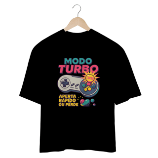 Nome do produto Camiseta Oversized - Modo Turbo