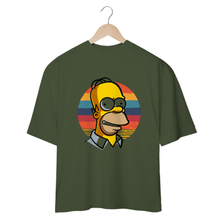 Nome do produto Camiseta retrô e vintage do Homer Simpson