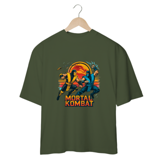Nome do produto Camiseta jogo Mortal Kombat - combate Scorpion x Sub-Zero