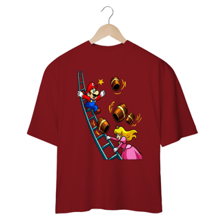 Nome do produto Camiseta jogo Donkey Kong - Mario resgate princesa