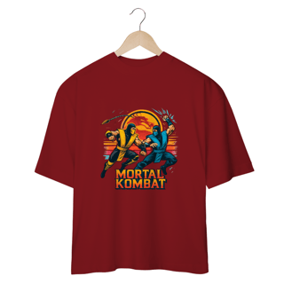 Nome do produto Camiseta jogo Mortal Kombat - combate Scorpion x Sub-Zero