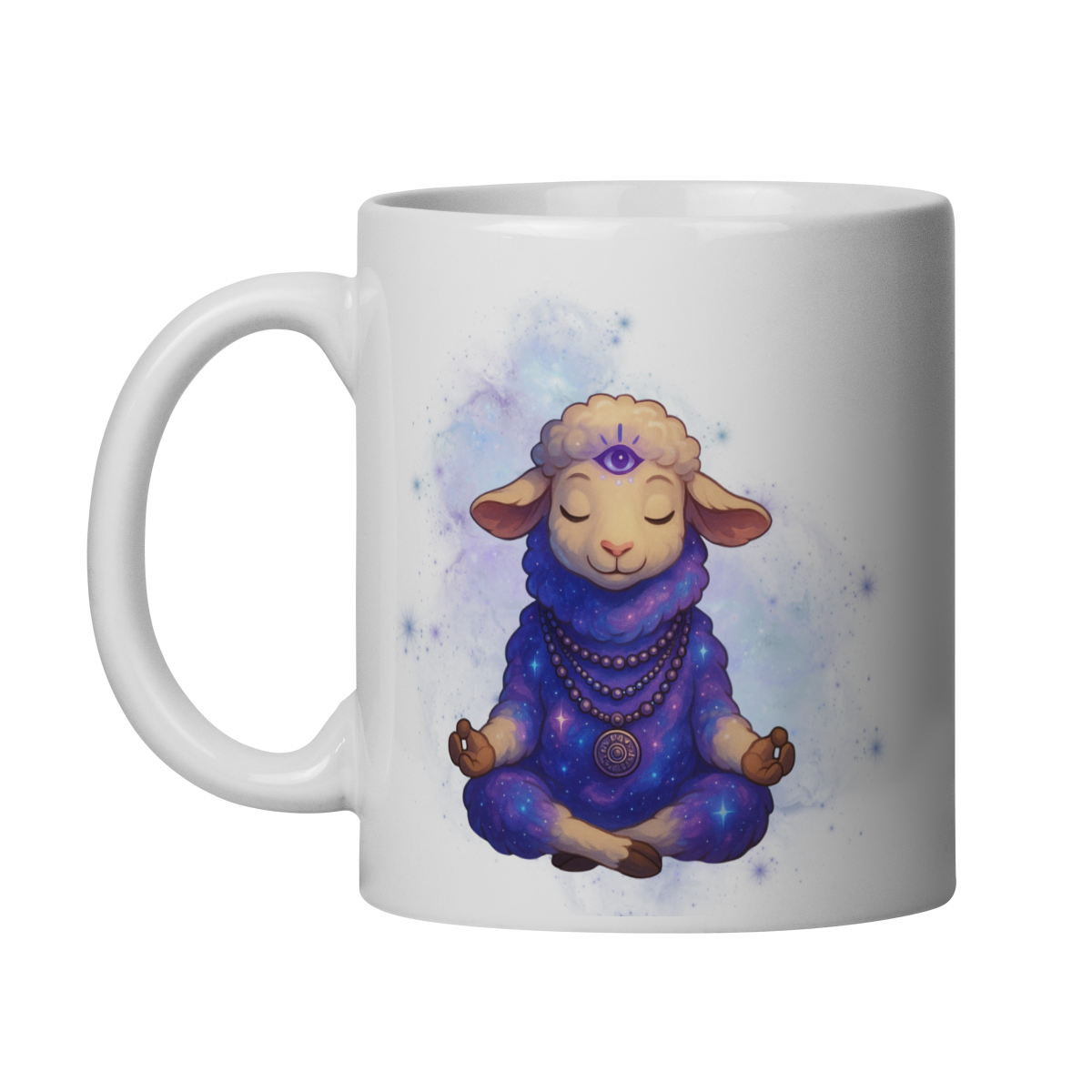 Nome do produto: Caneca Ovelha Mística da Família