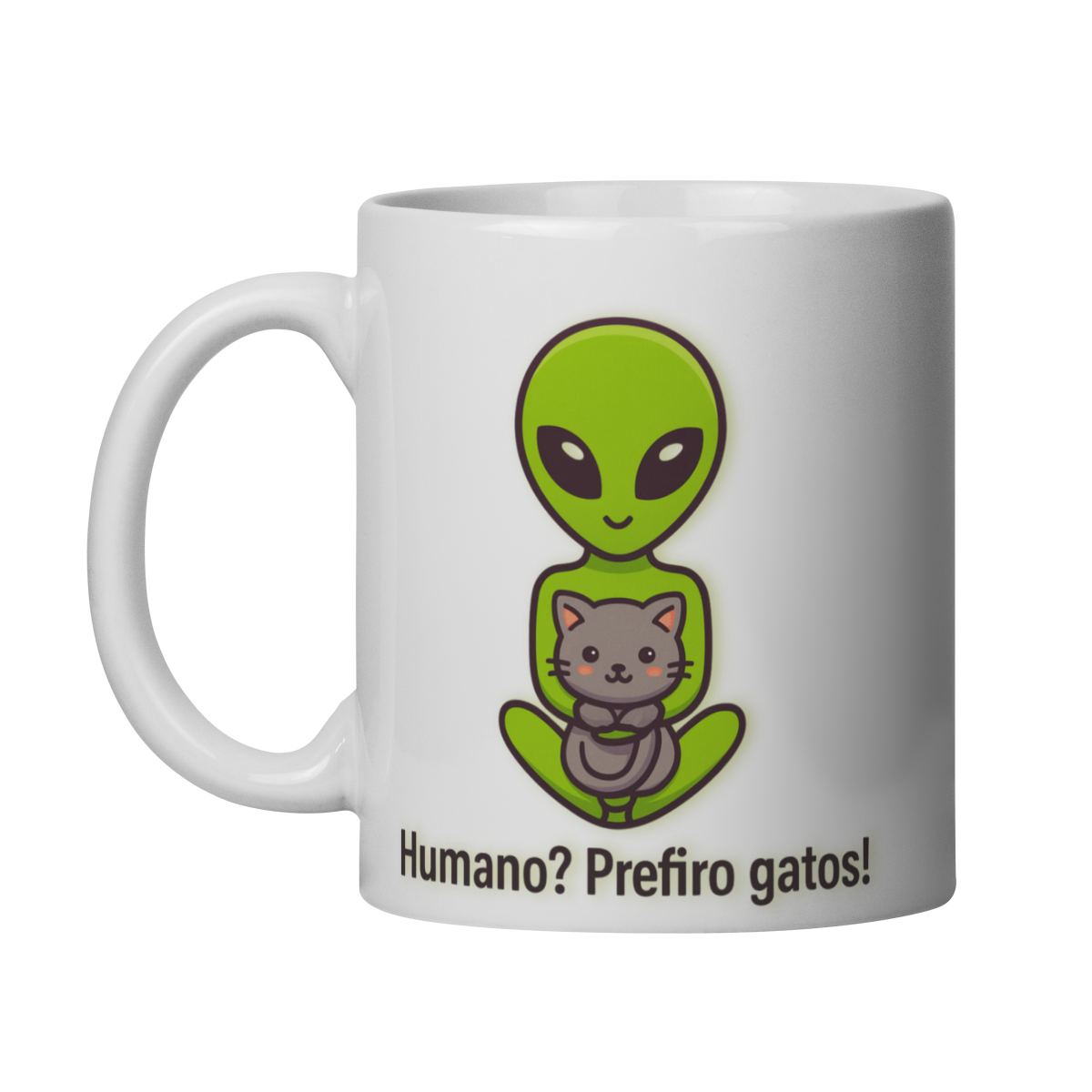 Nome do produto: Humanos? Não! Prefiro os Gatos!