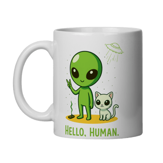 Nome do produto Caneca Hello, Human.