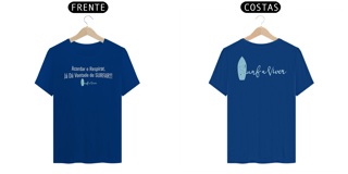 Nome do produto Camiseta Acordar e Respirar, Já Dá Vontade de SURFAR