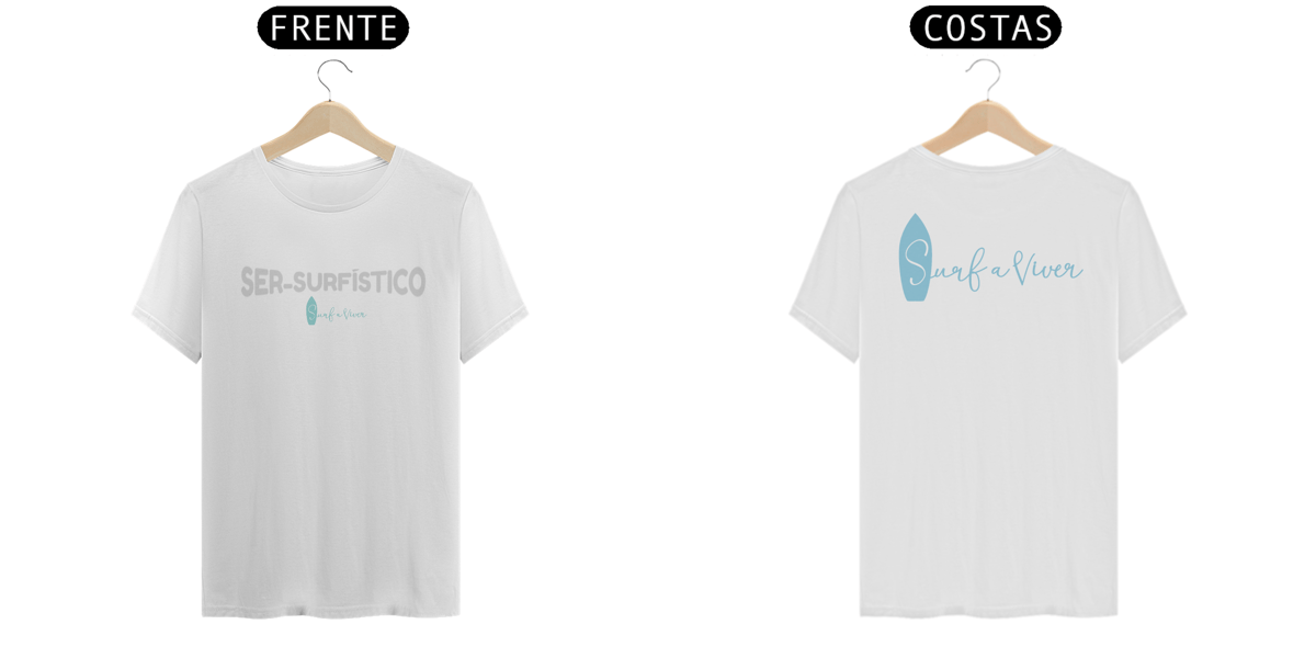 Nome do produto: Camiseta SER-SURFÍSTICO