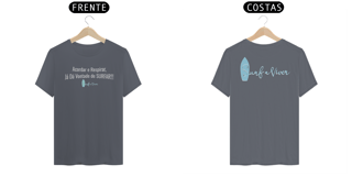 Nome do produto Camiseta Acordar e Respirar, Já Dá Vontade de SURFAR