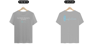 Nome do produto Camiseta Aprenda Sempre Surfe.