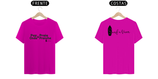 Nome do produto Camiseta Paz Praia Onda e Prancha
