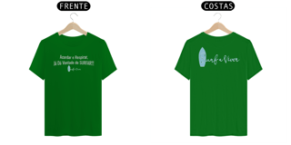 Nome do produto Camiseta Acordar e Respirar, Já Dá Vontade de SURFAR
