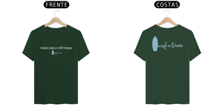 Nome do produto Camiseta Amanhece e a noitece e o SURF Permanece.