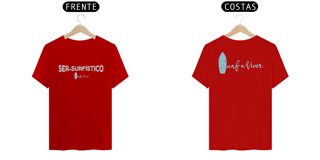 Nome do produto Camiseta SER-SURFÍSTICO