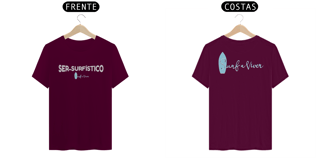 Nome do produto Camiseta SER-SURFÍSTICO