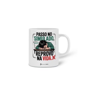 Nome do produto CANECA - PASSO NO SIMULADO