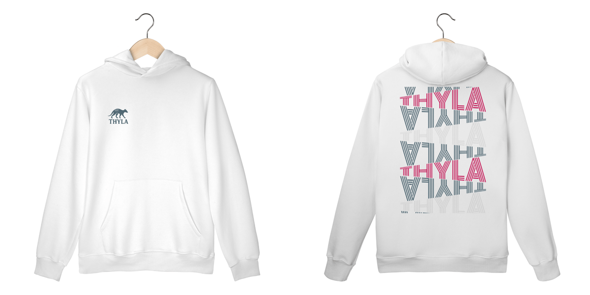 Nome do produto: Moletom Canguru Coral THYLA 