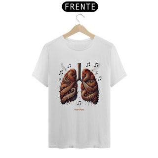 Nome do produto T-Shirt Classic Unissex - Corpo Sonoro - Respire Música 