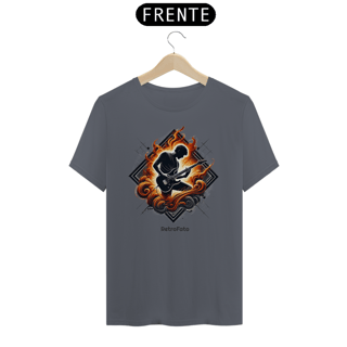 Nome do produto T-Shirt Classic Unissex Silhuetas | Guitarrista