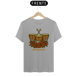 Nome do produto T-Shirt Classic Unissex Tímpanos Floral Vintage