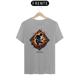 Nome do produto T-Shirt Classic Unissex Silhuetas | Guitarrista