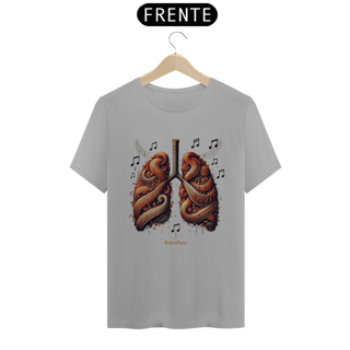 Nome do produto T-Shirt Classic Unissex - Corpo Sonoro - Respire Música 