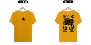 Nome do produto Camiseta Xilo Sanfona (frente e verso)