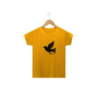 Nome do produto Camiseta Infantil Xilo Pássaro