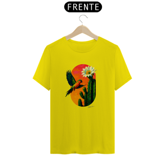 Nome do produto Camiseta Periquito da Caatinga (Coleção Pássaros e Cactos)