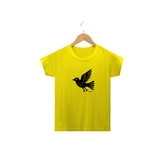 Nome do produto Camiseta Infantil Xilo Pássaro