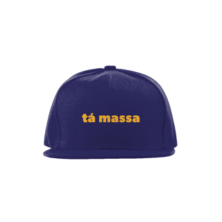 Nome do produto Boné Tá Massa (texto amarelo)