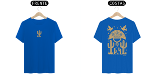 Nome do produto Camiseta Xilo Cangaceiro (estampa clara - frente e verso)