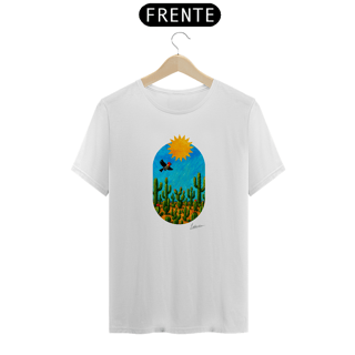 Nome do produto Camiseta Galo de Campina (Coleção Pássaros e Cactos)