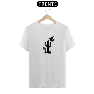 Nome do produto Camiseta Xilo Cactos e Pássaros