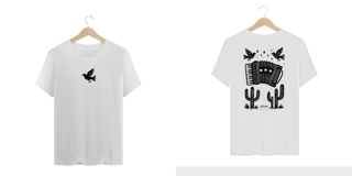 Nome do produto Camiseta Plus Size Xilo Sanfona (frente e verso)