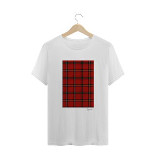 Nome do produto Camiseta Plus Size Xadrez Vermelho