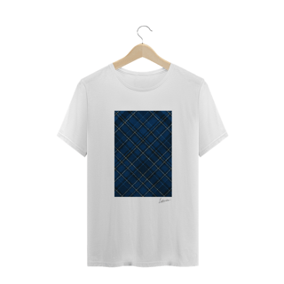 Nome do produto Camiseta Plus Size Xadrez Azul