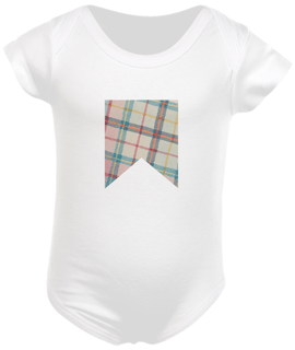 Nome do produto Baby Body Bandeirinha Xadrez Colorida