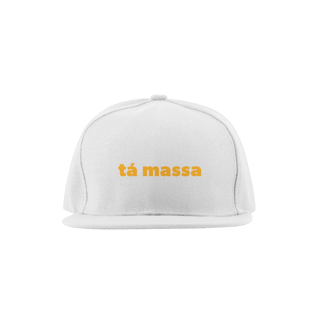 Nome do produto Boné Tá Massa (texto amarelo)