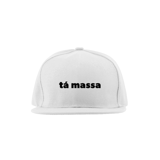Nome do produto Boné Tá Massa (texto preto)