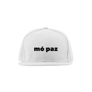 Nome do produto Boné Mó Paz (texto preto)
