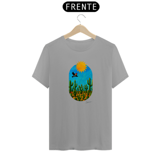 Nome do produto Camiseta Galo de Campina (Coleção Pássaros e Cactos)