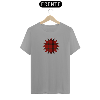 Nome do produto Camiseta Sol Xadrez Vermelho