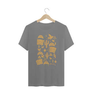 Nome do produto Camiseta Plus Size Xilo Icones (estampa clara)
