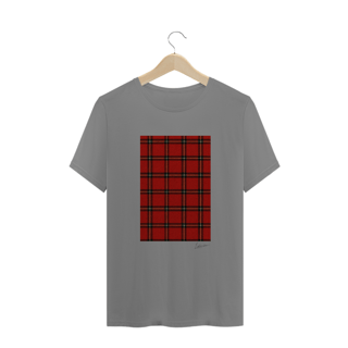 Nome do produto Camiseta Plus Size Xadrez Vermelho