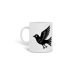 Nome do produto Caneca Xilo Pássaro