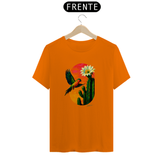 Nome do produto Camiseta Periquito da Caatinga (Coleção Pássaros e Cactos)