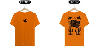 Nome do produto Camiseta Xilo Sanfona (frente e verso)