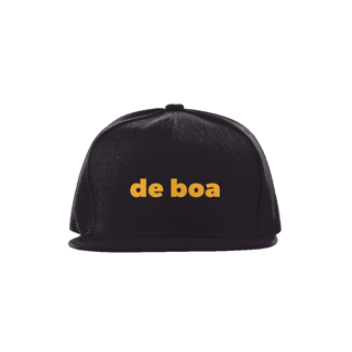 Nome do produto Boné De Boa (texto amarelo)